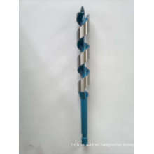 Auger Bit with Blue Flute, Hex Quick Change Shank,